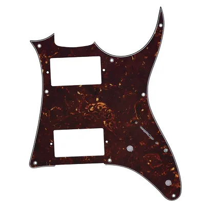 Electric Guitar Pick Guard Scratch Plate HH For Ibanez GRX20Z Parts Dark Brown • $13.99