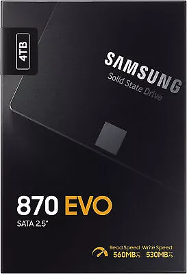 SAMSUNG SSD 870 EVO 2.5  SATA III Solid State Drive 4TB 2/1TB 250/500GB Lot • $59.39