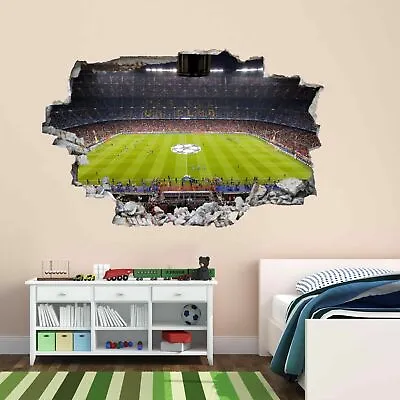 £15.99 • Buy Barcelona Nou Camp Stadium Wall Art Sticker Mural Decal Kids Bedroom Decor BT19