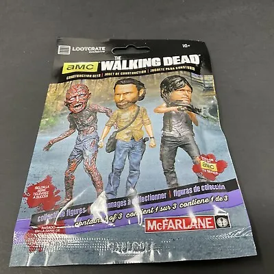 2015 New Sealed Loot Crate The Walking Dead Blind Pack McFarlane Toys Figure AMC • $3.99