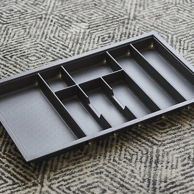 £32.89 • Buy Dark Grey Kitchen Cutlery Tray For 800mm Grass Scala Drawer | 430mm X 706mm