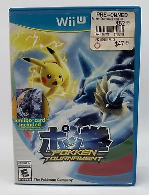 Pokkén Tournament (Nintendo Wii U 2016) Pre-owned Buy It Now Free Shipping • $9.99