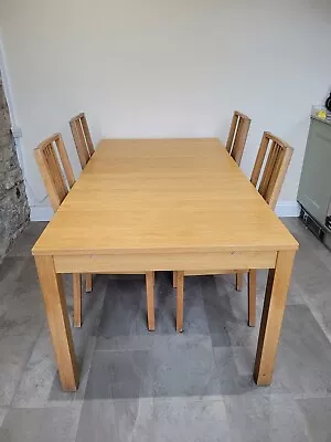 IKEA Bjursta Extendable Table + 4 Chairs • £95