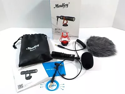 Moukey MCm-1 Directional Video Camera Universal Cardioid Microphone DSLR Phones • $12.99