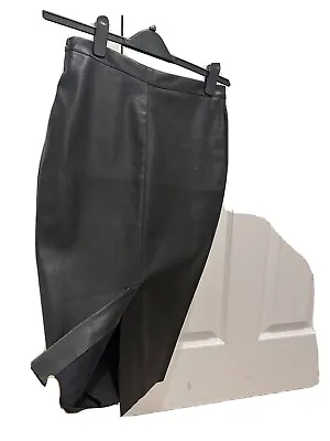 Primark Faux Leather Skirt Bodycon Midi Skirt Size 10 • £14