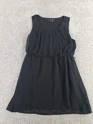 Mustard Seed Women's Dress Size M Black Sleeveless Polyester Lined Mini • $7.49