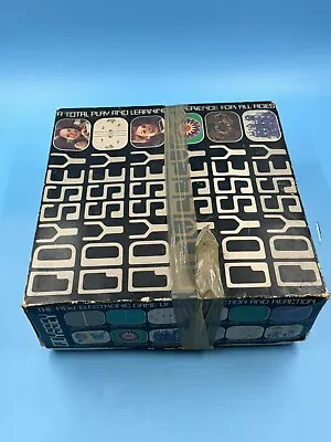 1972 Magnavox Odyssey Vintage Game Console In Box UNTESTED PARTS 2nd Run ITL200 • $420.99