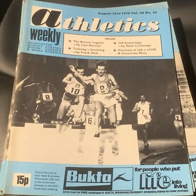 £7.99 • Buy VINTAGE ATHLETICS WEEKLY AUGUST 23rd 1975 FRANCO FAVA 