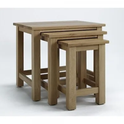 Cambridge Oak Nest Of Tables  • £215