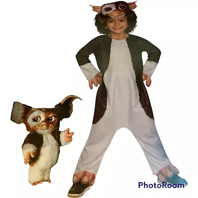 $13.49 • Buy Child Rubies Gizmo Gremlins Toddler Costume Size 3T-4T Jumpsuit Headpiece NEW