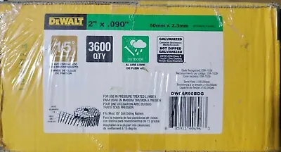 NEW DEWALT 2 In. X 0.090 In. Metal Coil Ring Shank Nails  • $45