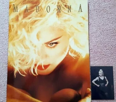 MADONNA - Blond Ambition Japan Tour '90 Tour Program BOOK + Photograph Very Rare • £71.76