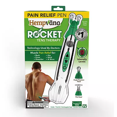 As Seen On TV Hempvana Rocket Relief TENS Pen Muscle Stimulator For Pain Relief • $19.99