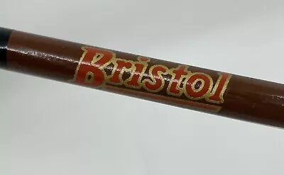 1937 Vintage Bristol Wood And Steel Fishing Rod With Original Red Cloth Case • $74.99