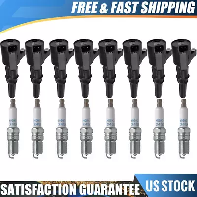 NGK Ignition Coil Spark Plug 16X For 1998 1999 2000 2001 Ford Crown Victoria • $352.75