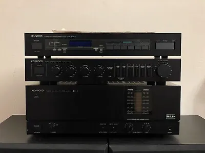 Vintage Kenwood Basic M2 DLD Drive Power Amplifier Set C1 PREAMPLIFIER T1 Tuner • $799.99