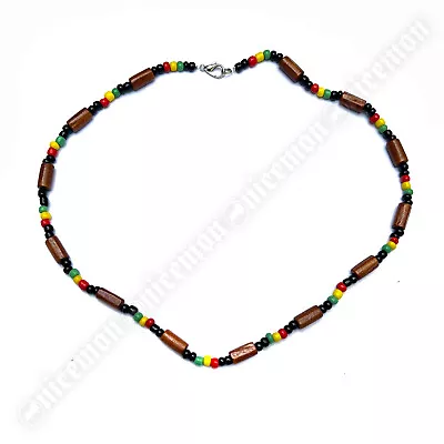 Rasta Reggae Choker Roots Africa Selassie Rasta Hawai Jamaica Necklace 18  • $15.99