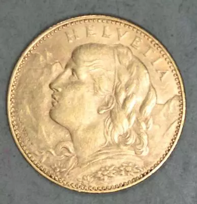 Switzerland 1913-B 10 Francs Gold Coin • $259.99