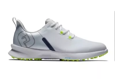 FootJoy Fuel Sport Golf Shoes 55453 White Navy Men's Size 10 • $94.99