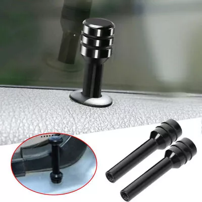 2x Aluminum Alloy Truck Car Parts Door Lock Knob Pull Pins Cover Car Accessories • $2.37