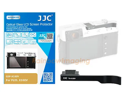 $23.25 • Buy JJC Metal Thumbs Up Grip Ultra Thin Glass Screen Protector For Fujifilm X100V 