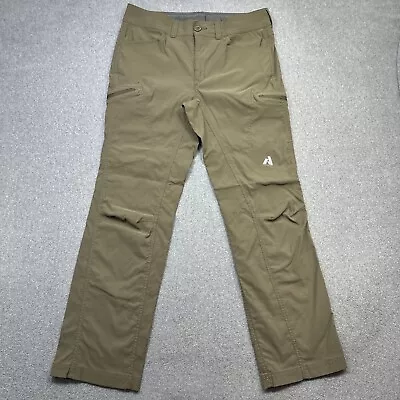 Eddie Bauer Pants Men 33x30 Brown First Ascent Cargo Utility Hiking Stretch Tech • $27.18