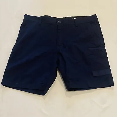 FXD WS-3 Cargo Work Shorts Mens Size 40 Navy Blue Pockets Button Zip Fly • $39.95