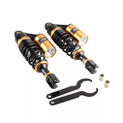 280mm 11  Rear Suspension Air Shocks Absorbers Clevis End For Yamaha ATV Pair US • $70.35