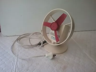 Vintage PREDOM METRIX TCZEW Desk Top Personal Fan 1970's Original Working • $75