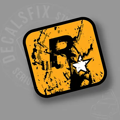 RockStar Game STYLE/Vinyl / STICKERS / DECAL / LAPTOP /Gamer GTA • £2.45