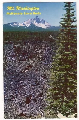 Oregon C1950's Mt. Washington Cascade Range McKenzie Lava Beds • $1.25