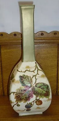 Lovely Antique Royal Bonn Franz Anton Mehlem Pottery Vase - 12 1/4  • $49.99