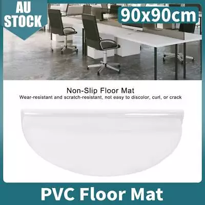 $25.88 • Buy Round Chair Mat Carpet Floor Protector PVC Home Office Room Computer Mat 90cm AU