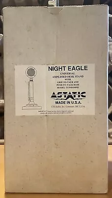 Astatic D104 Night Eagle Amplified Desk Microphone Tested/Working Mic • $175