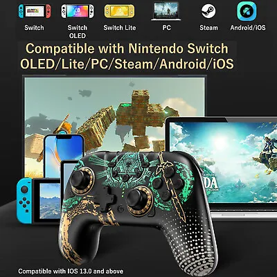 For Nintendo Switch Pro Controller Legend Of Zelda Tears Of The Kingdom Edition • $20.99