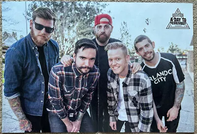 A DAY TO REMEMBER - 2016 UK Magazine Centrefold Poster • $6.25