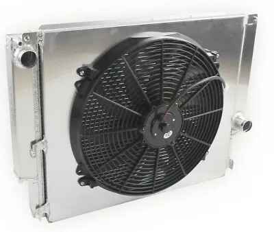 2Row Aluminum Radiator Fan For 92-2000 BMW E36 3-Series 1992-1999 318i 323i 325i • $145