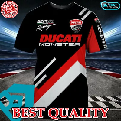 Sale! New Limited T-shirt 3d Ducati Corse Team Logo Moto Gp Best Price S-5xl • $25.56