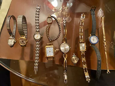 Ladies Vintage Watches (9) Lot 2 Runs • $29.99