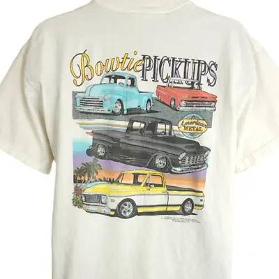 $48.99 • Buy Bowtie Pickups Chevy Trucks T Shirt Vintage Y2K Tuckers Classic Parts Size XL