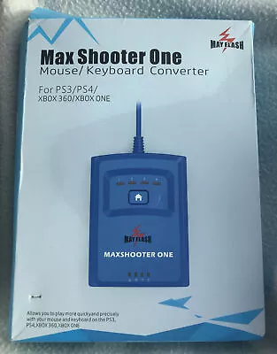 New Max Shooter One Mouse Keyboard Converter Adapter For To PS3 PS4 XBOX 360 ONE • $45.99