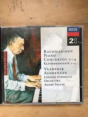 Rachmaninov - Piano Concertos 1-4 - LSO - Previn  - CD • £2.30