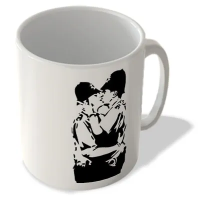 £9.99 • Buy Police Kissing - Banksy Mug