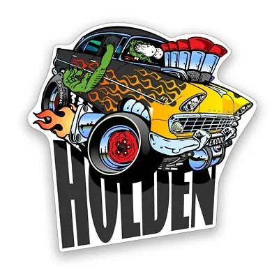 Holden Vinyl Stickers - EK Sedan Flamed • $5