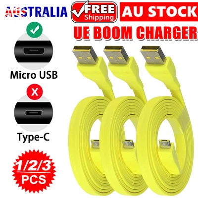 $15.85 • Buy Bluetooth Speaker PC/DC Micro USB Fast Charging Cable 120cm For UE BOOM Charger