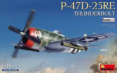 MiniArt 48009 P-47D-25RE Thunderbolt Basic Kit 1/48 • $38.63