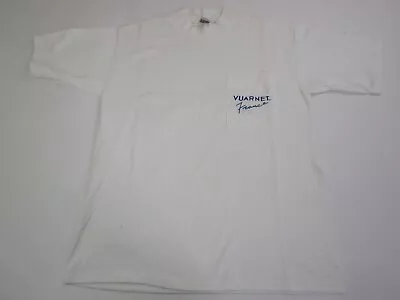 Vuarnet France Made In USA Mens Short Sleeve Shirt White Preshrunk Cotton Sz XL • $28.88