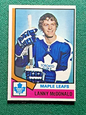 1974 O-Pee-Chee Lanny McDonald #168 Toronto Maple Leafs Great Card! • $74.99