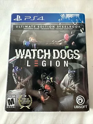 Watch Dogs Legion Ultimate SteelBook Edition PS4 USED • $16.99