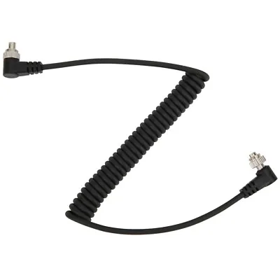 £4.14 • Buy 100cm Male To Male Flash PC Sync Cable With Screw Lock For / Cam